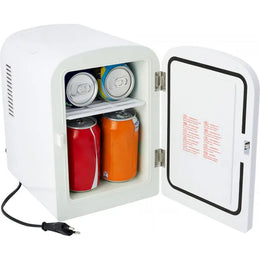 Compacte mini koelkast geopend, Wit - 186545