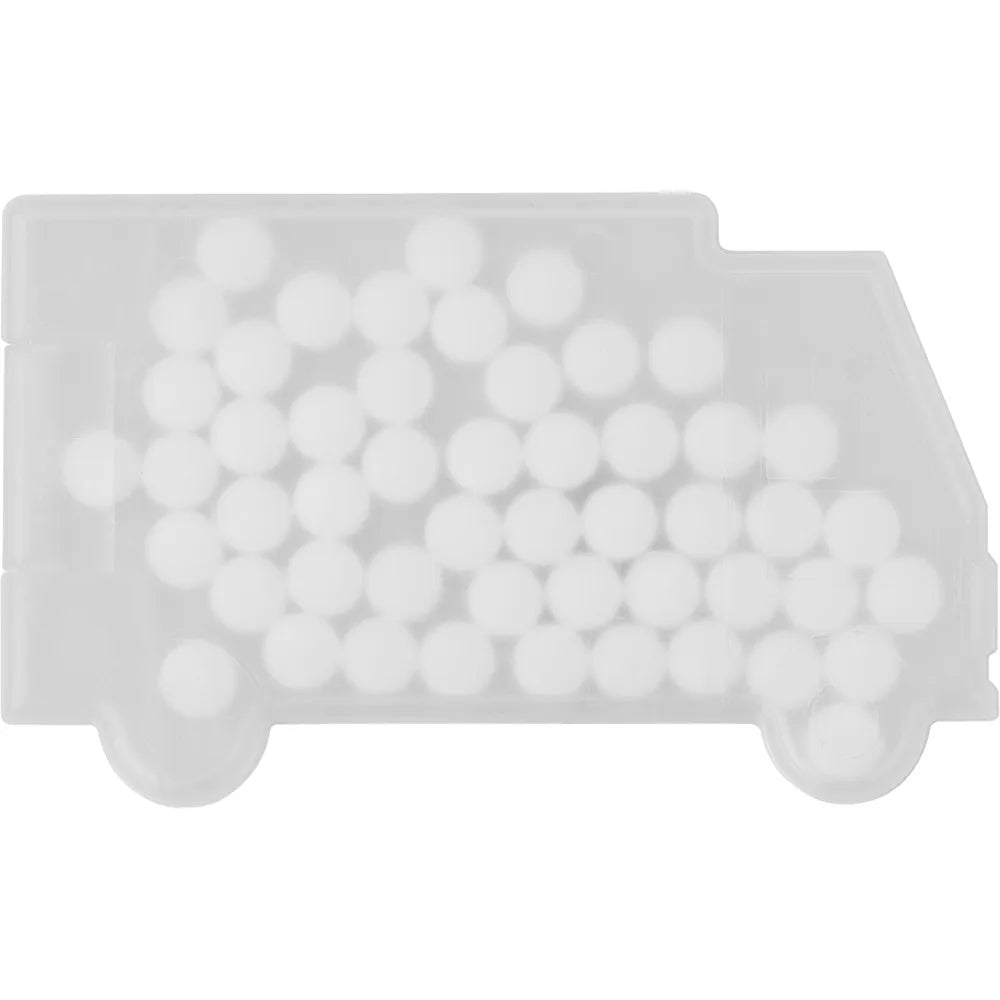 vrachtwagen mintdoosje suikervrij en bedrukbaar promotieartikel 186679