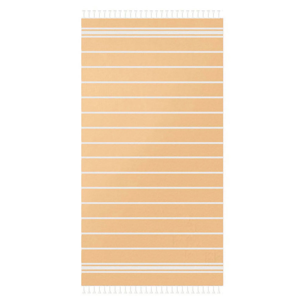 100% katoen hamam handdoek riyad, Beige en wit - 18675310