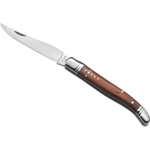 Zakmes met pakkahouten handvat, Bruin - 187220