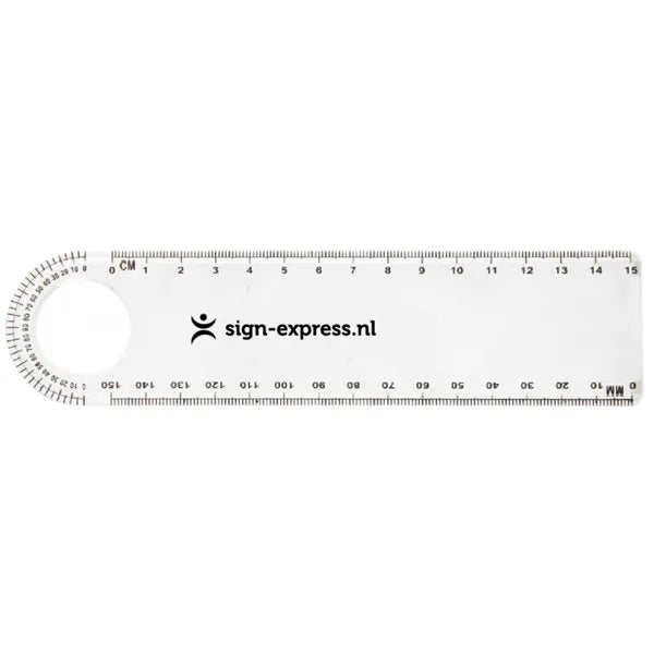 Liniaal loep gradenboog neutral logo 187284