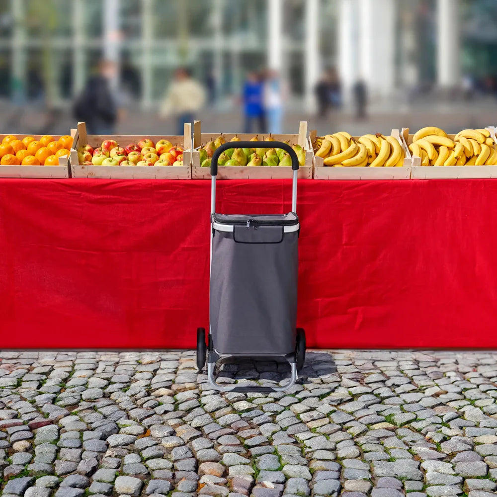 boodschappentrolley katoen aluminium sfeer foto 187561