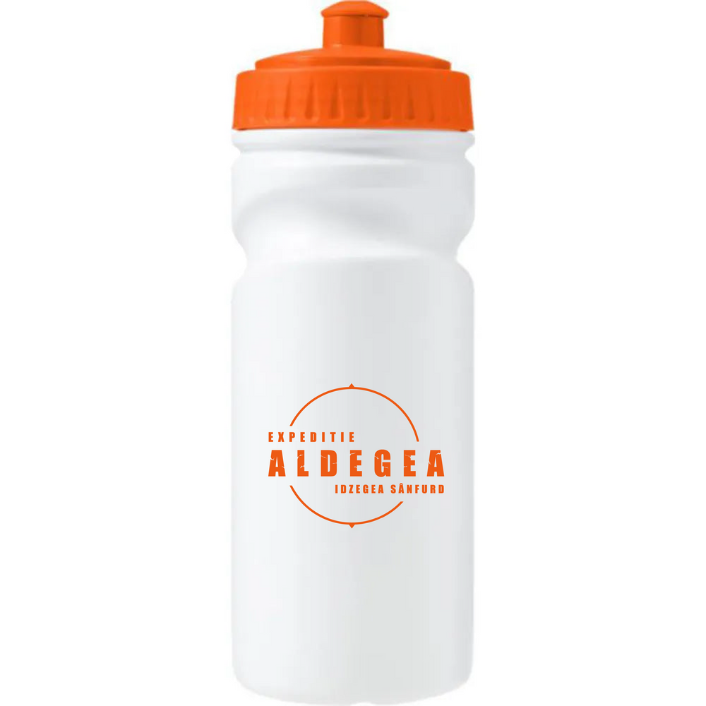 drinkfles bidon 500 ml oranje met logo 187584