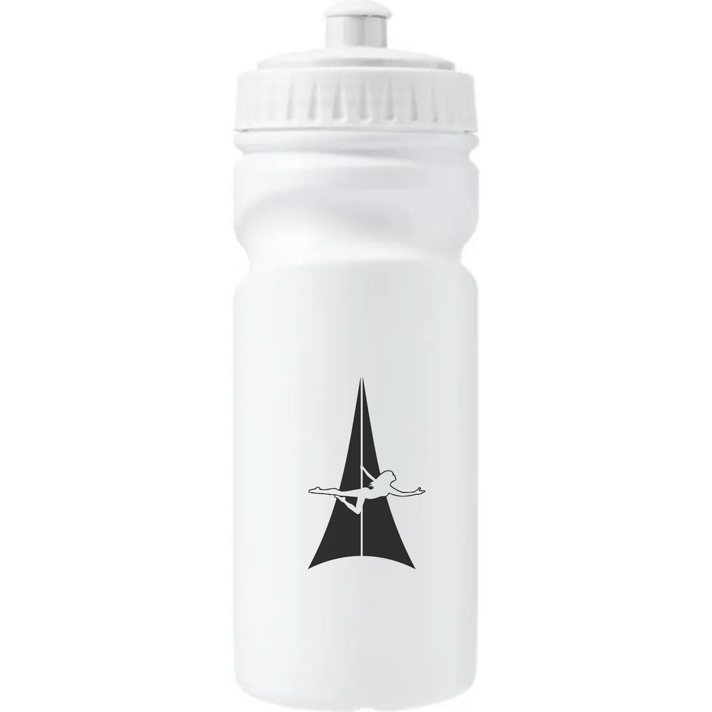 drinkfles bidon 500 ml wit met logo 187584