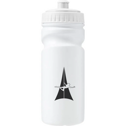 drinkfles bidon 500 ml wit met logo 187584