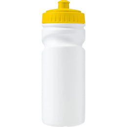 Sensio grip 500 ml sportfles 100% recyclebaar HDPE, Wit en geel - 187584