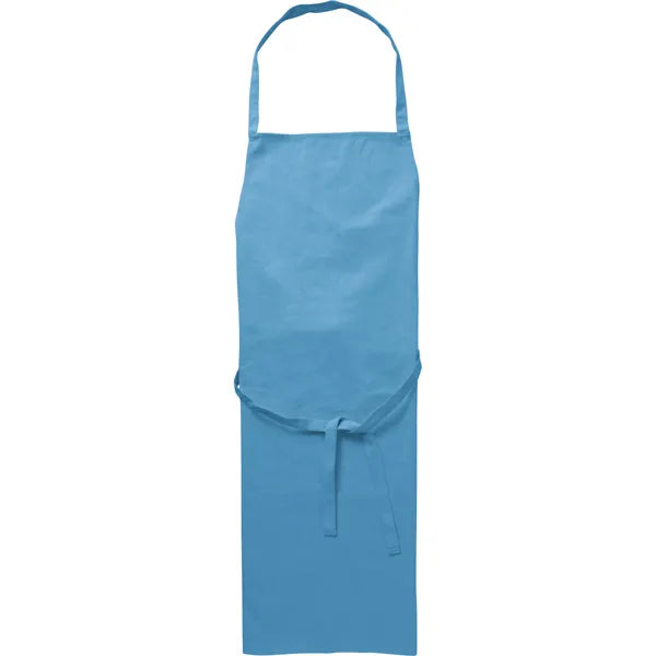 Katoenen keukenschort 180 g/m², Lichtblauw - 187600