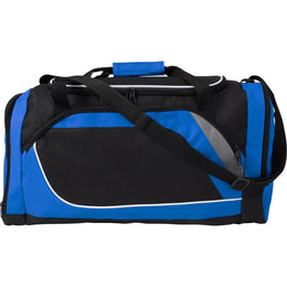 Polyester sporttas 600d met schoenenvak, Blauw - 187658