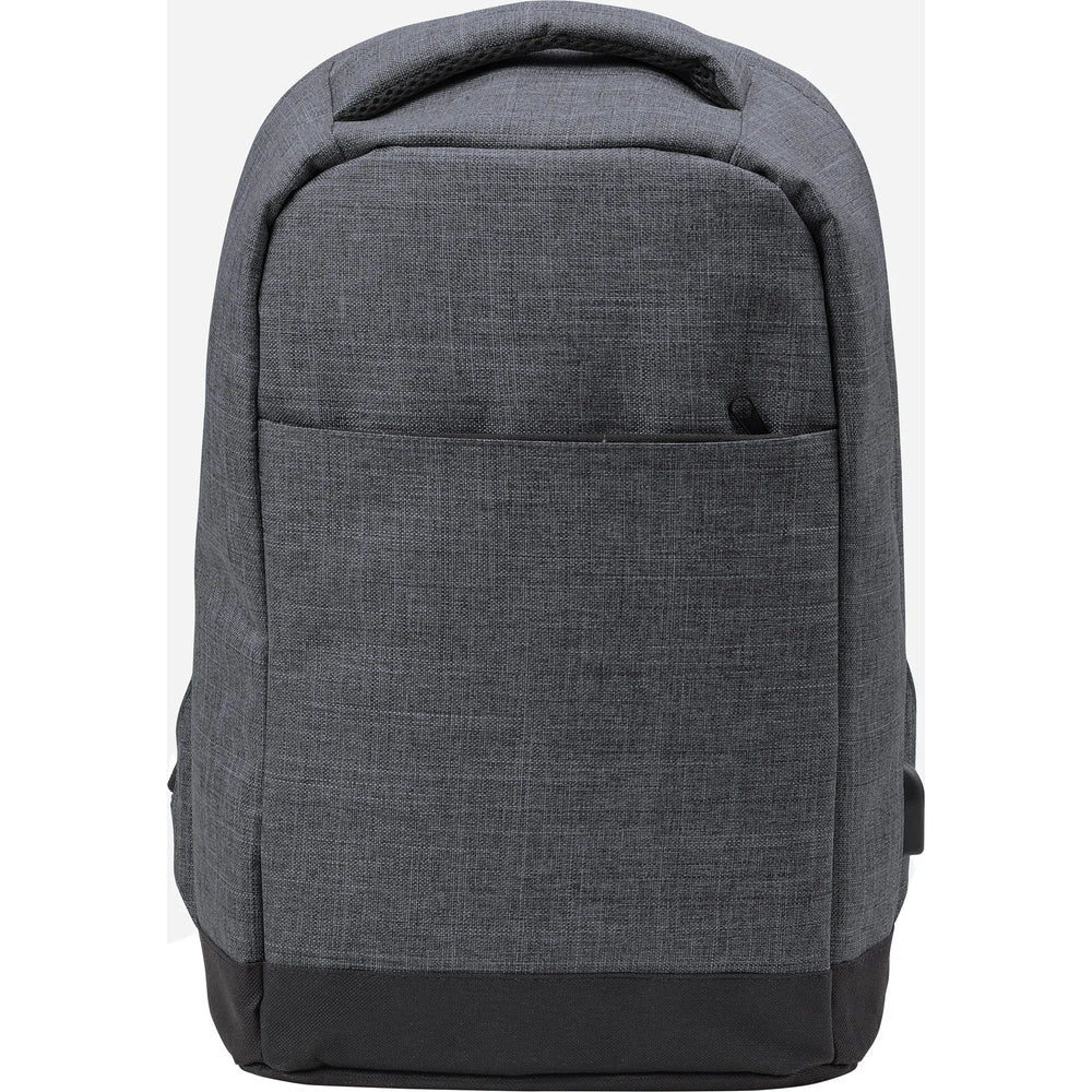 Laptoprugzak met USB-poort en 13 inch laptopvak, Antraciet - 187879