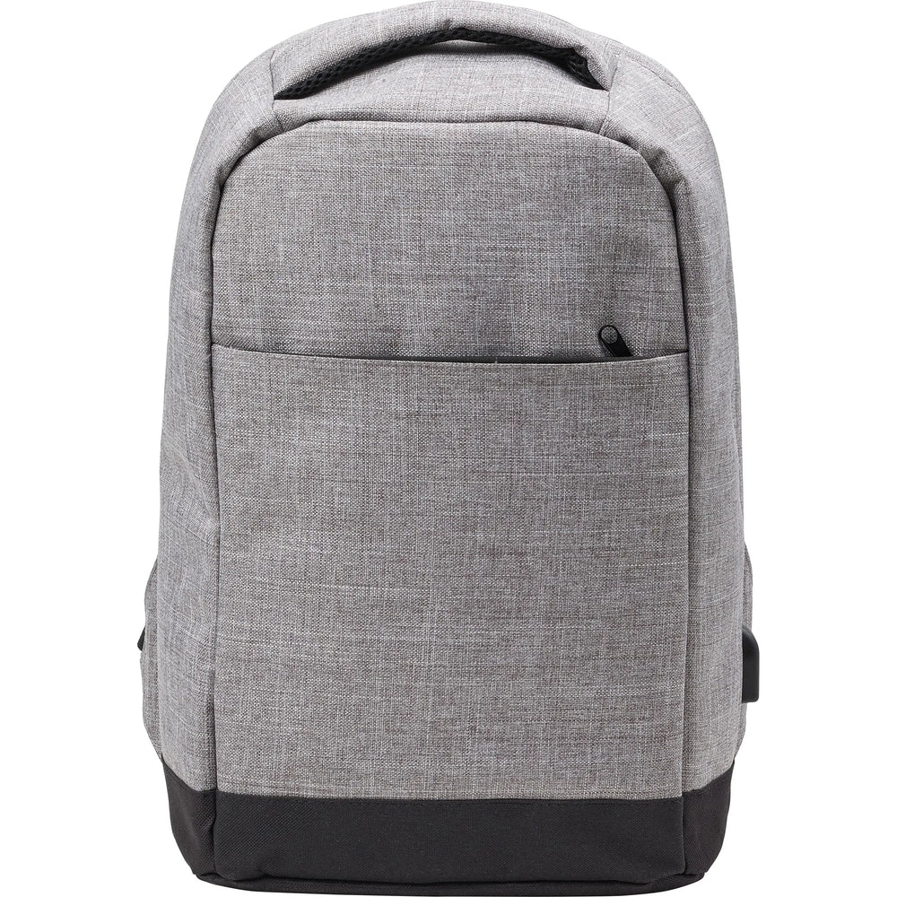 Laptoprugzak met USB-poort en 13 inch laptopvak, Grijs - 187879