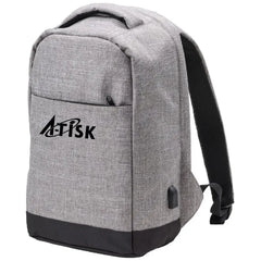 Laptoprugzak met USB-poort en 13 inch laptopvak - Grijs