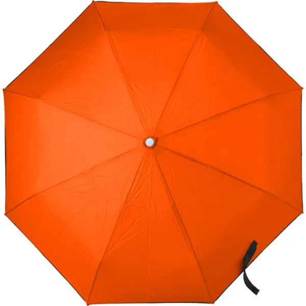 stormparaplu opvouwbaar pongee met hoes oranje 187964