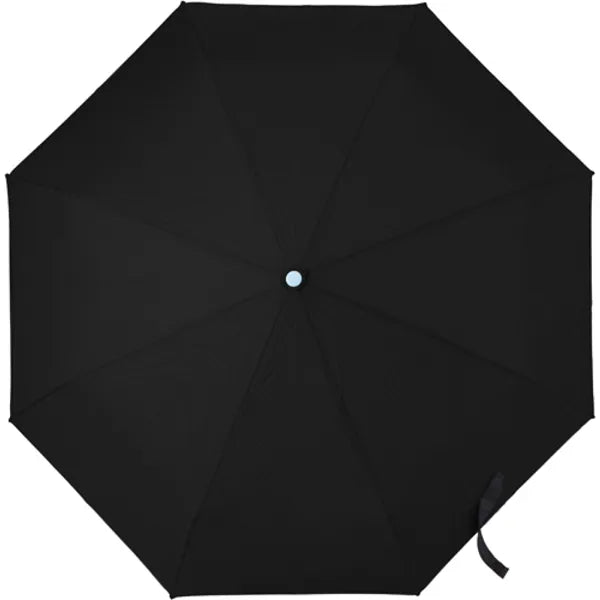 stormparaplu opvouwbaar pongee met hoes zwart 187964