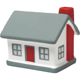 Anti-stress huis van PU schuin van voren, Meerkleurig - 188032