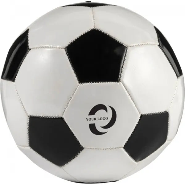 voetbal pvc 20 cm wit zwart 188561