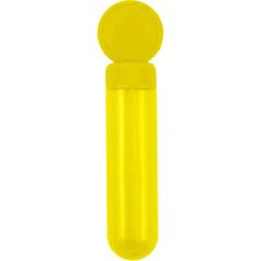 Bellenblaas stick met 3 formaten ringen bedrukken - Geel