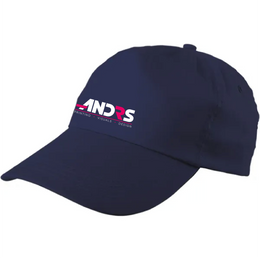 cap verstelbaar 5 panelen navy met logo 189128