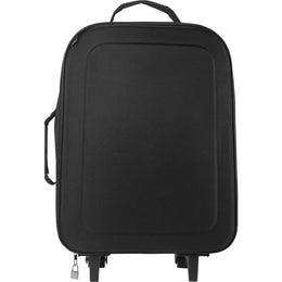Opvouwbare polyester trolley voorzijde, Zwart - 189327