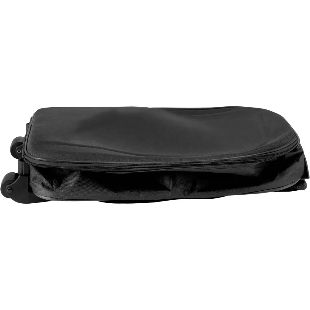 Opvouwbare polyester trolley, Zwart - 189327