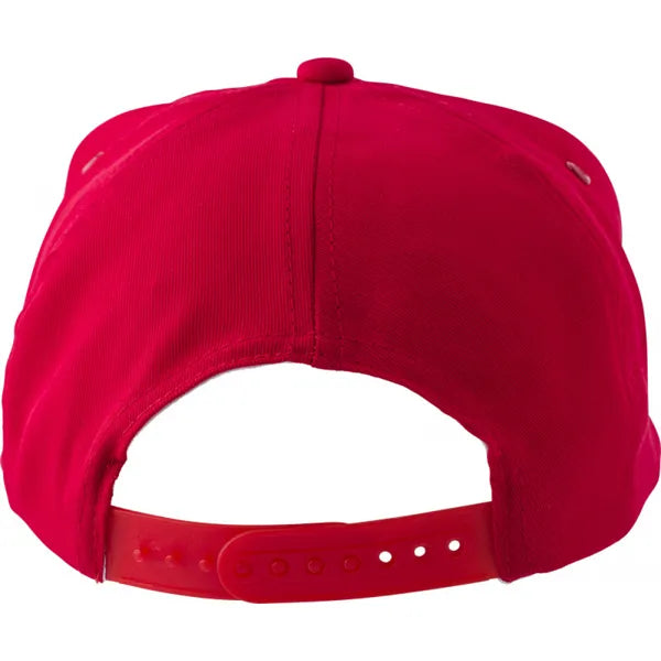 Pet van gerecycled PET achterzijde, Rood - 189343