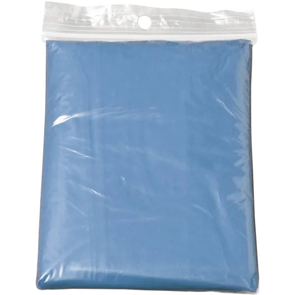 poncho opvouwbaar polybag lichtblauw 189504
