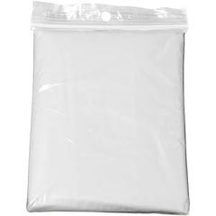 Transparante Opvouwbare PE Poncho – Per Stuk in Polybag - Wit