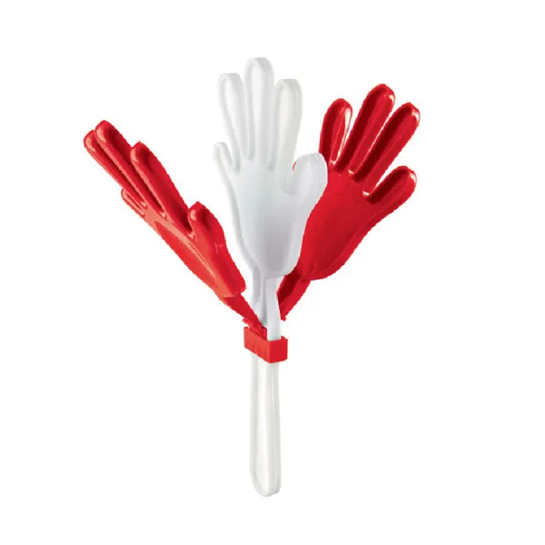 handklapper plastic pp rood 189539