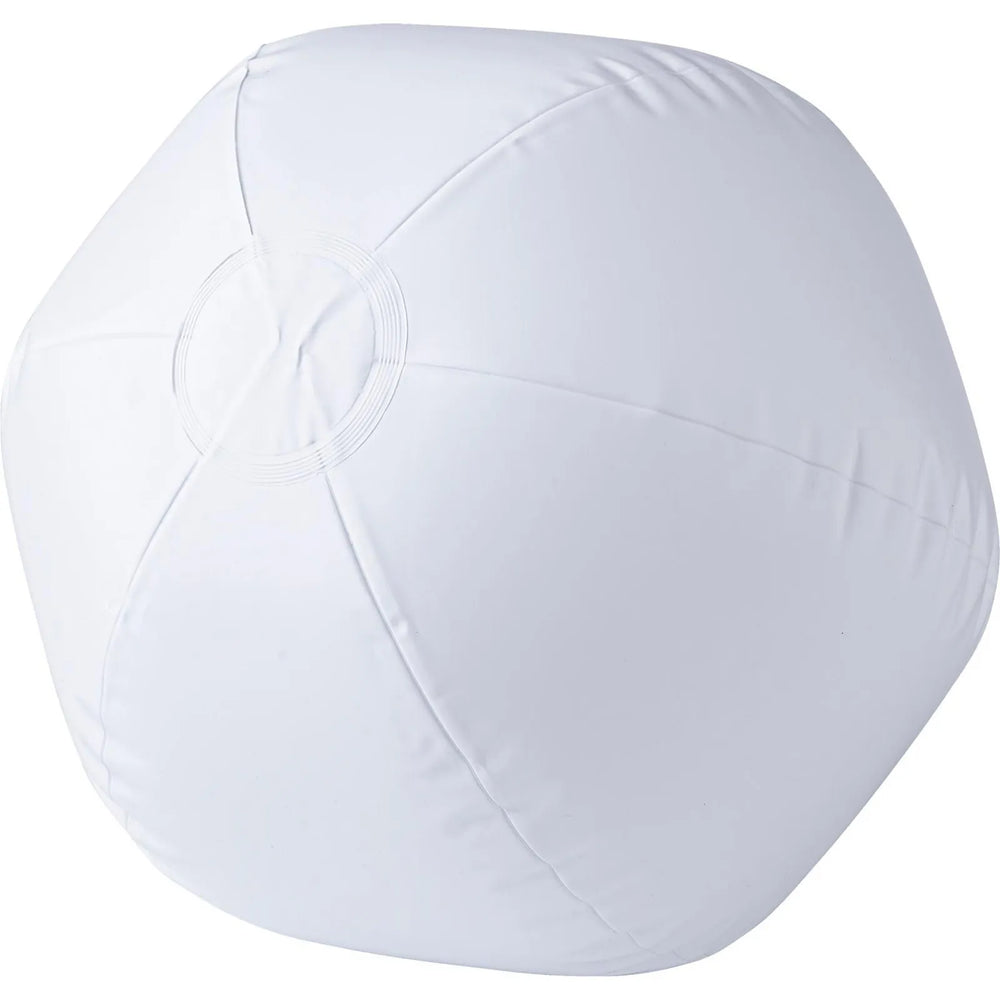 Opblaasbare PVC-strandbal 250 mm, Wit - 189620
