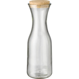 Gerecycleerde glazen karaf rowena, Transparant - 18976595