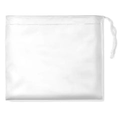Opvouwbare Poncho met Capuchon in Bijpassende Hoes - Wit