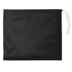 Opvouwbare Poncho met Capuchon in Bijpassende Hoes - Zwart
