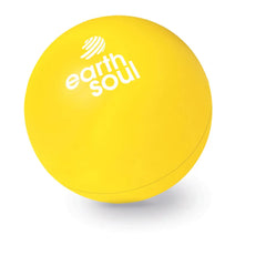 Anti-stressbal van PU-schuim, 60 mm - Geel