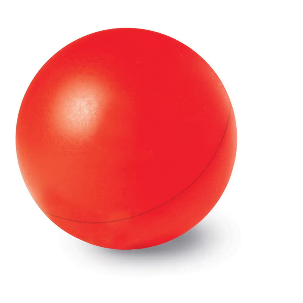 Anti-stressbal van PU-schuim, 60 mm, Rood - 191332