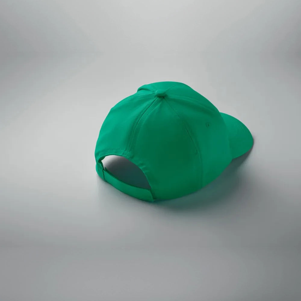 baseball cap van katoen met klittenband sluiting appel groen sfeer foto 191447