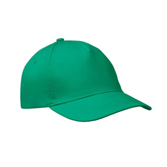 Baseballcap van Katoen met Klittenbandsluiting Appelgroen