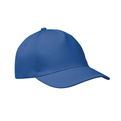 Baseballcap van Katoen met Klittenbandsluiting Kobaltblauw