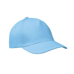 Baseballcap van Katoen met Klittenbandsluiting - Lichtblauw