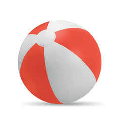 Opblaasbare Strandbal met Gekleurde Strepen – Rood