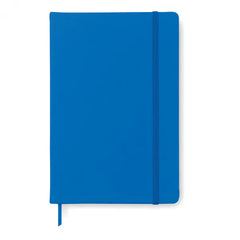A5 Notitieboek met Harde PU Kaft – Gerecycled Papier, 192 Pagina's - Kobaltblauw