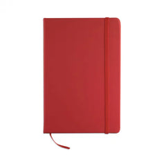 A5 Notitieboek met Harde PU Kaft – Gerecycled Papier, 192 Pagina's - Rood