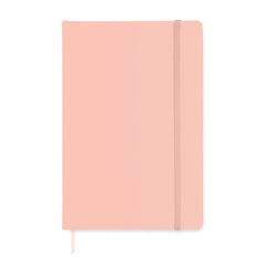 A5 Notitieboek met Harde PU Kaft – Gerecycled Papier, 192 Pagina's - Babyroze