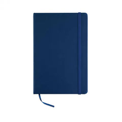 A5 Notitieboek met Harde PU Kaft – Gerecycled Papier, 192 Pagina's - Blauw