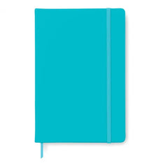 A5 Notitieboek met Harde PU Kaft – Gerecycled Papier, 192 Pagina's - Turquoise