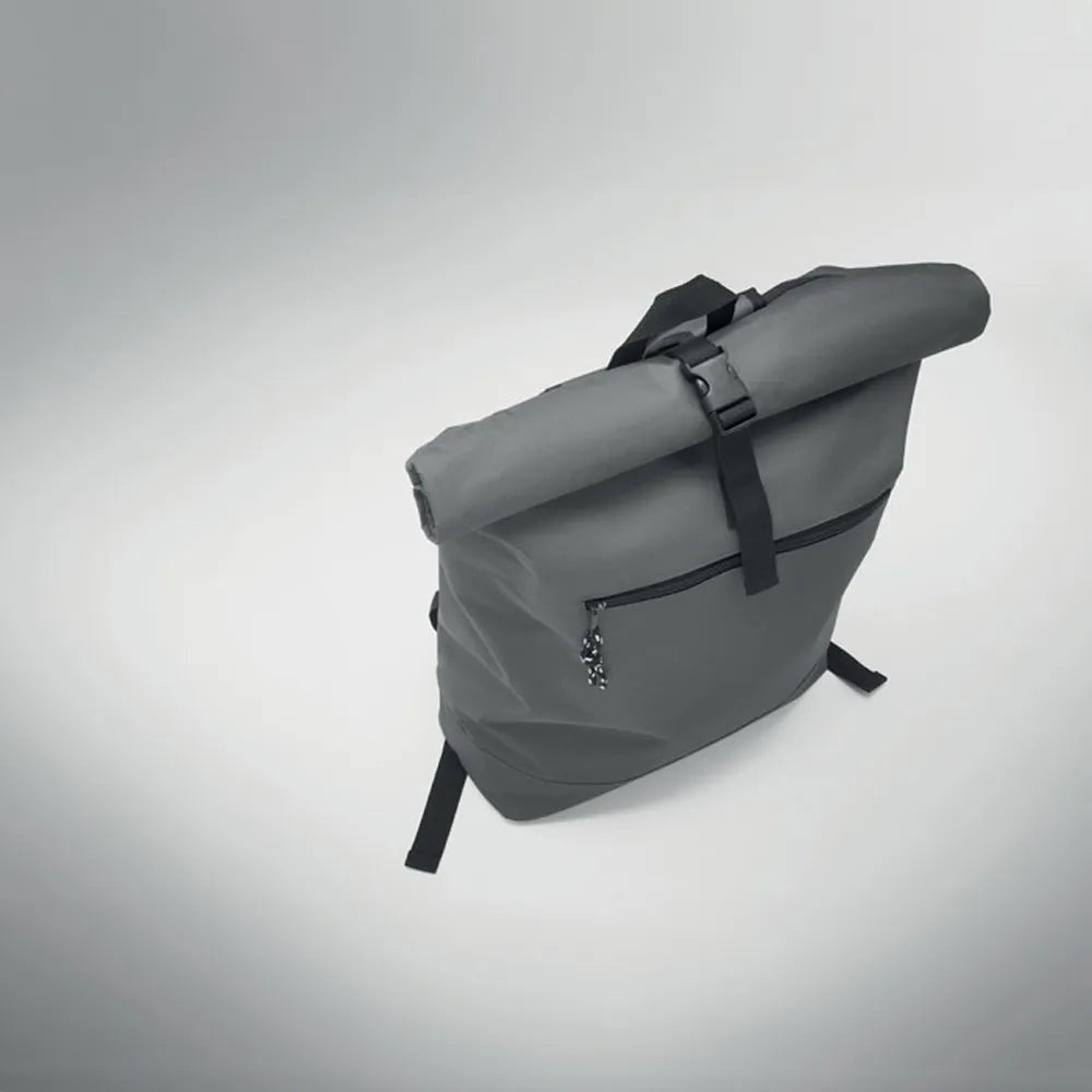 15 inch rolltop laptoprugzak sfeerbeeld, Grijs - 192170