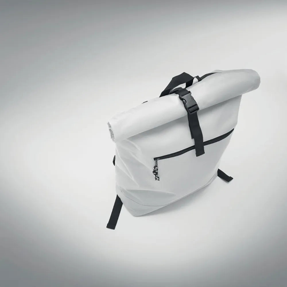 15 inch rolltop laptoprugzak sfeerbeeld, Wit - 192170