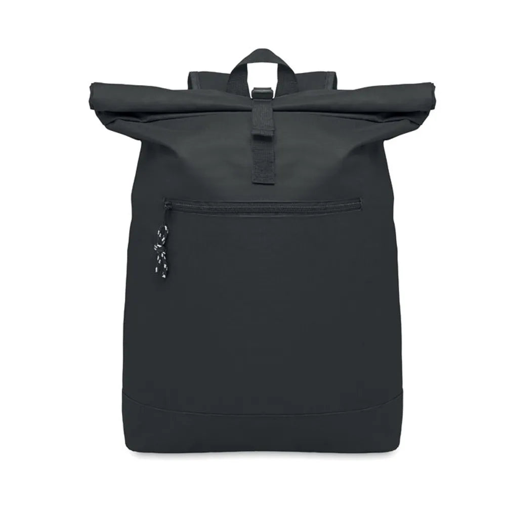 15 inch rolltop laptoprugzak, Zwart - 192170