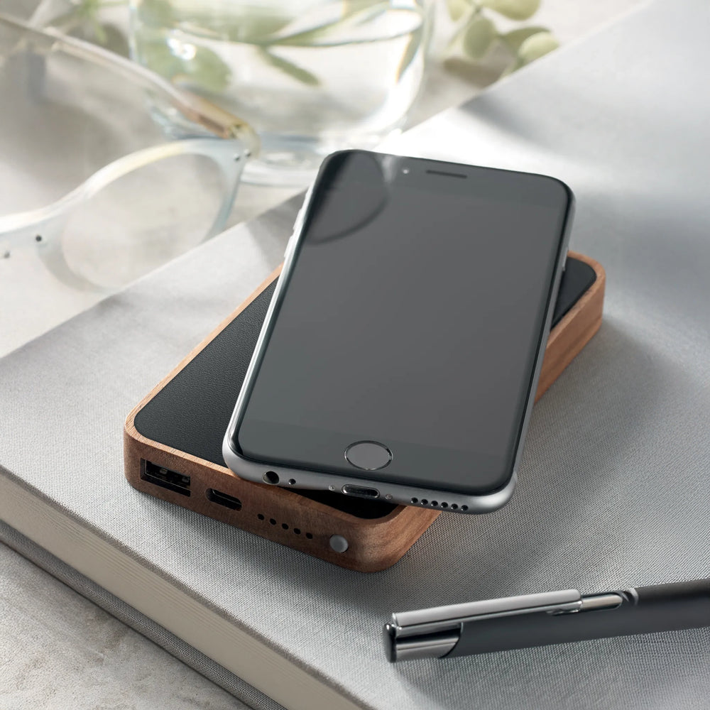 Acapow Powerbank 4000mAh Draadloos Acaciahout Picture5 192185