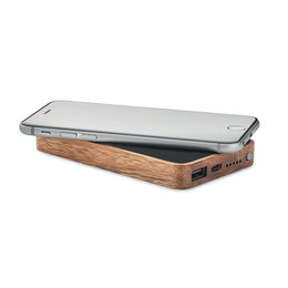 Acapow powerbank 4000 mAh met 15 w draadloos opladen met smartphone, Beige - 1921885