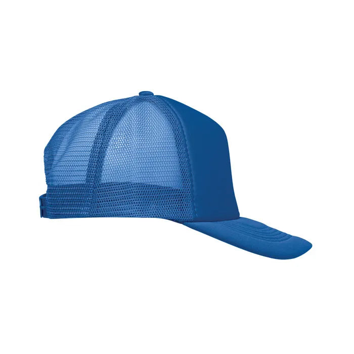 truckers baseball cap met mesh blauw rechterkant 192269