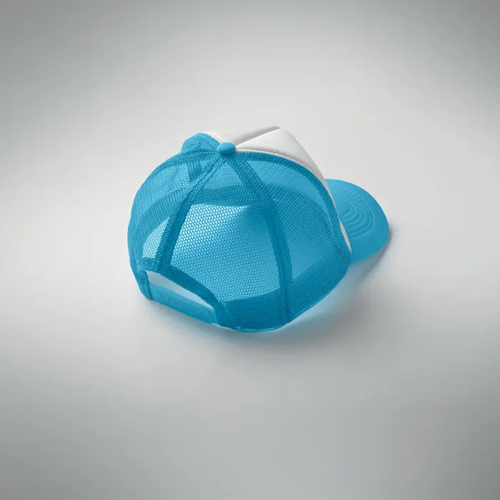 truckers baseball cap met mesh turquoise sfeer foto 192269